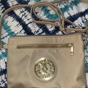 Tan shoulder bag